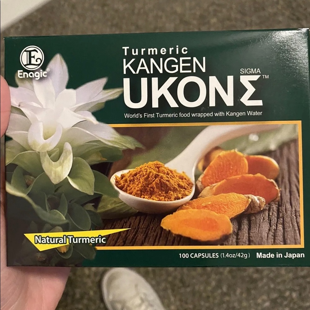 Enagic Turmeric Kangen Ukon Organic
Multivitamins Vegeterian Capsules. 100